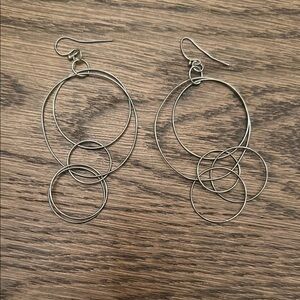 Silver Hoop Earrings